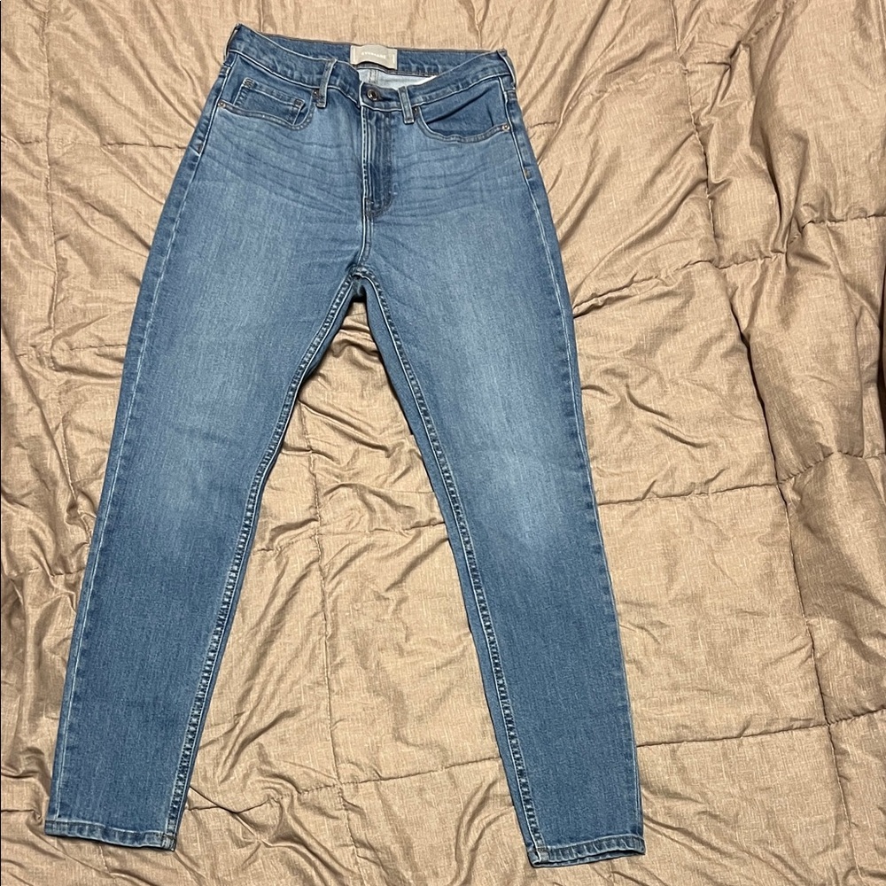 Like New Everlane Classic Blue Skinny Ankle Jeans 28